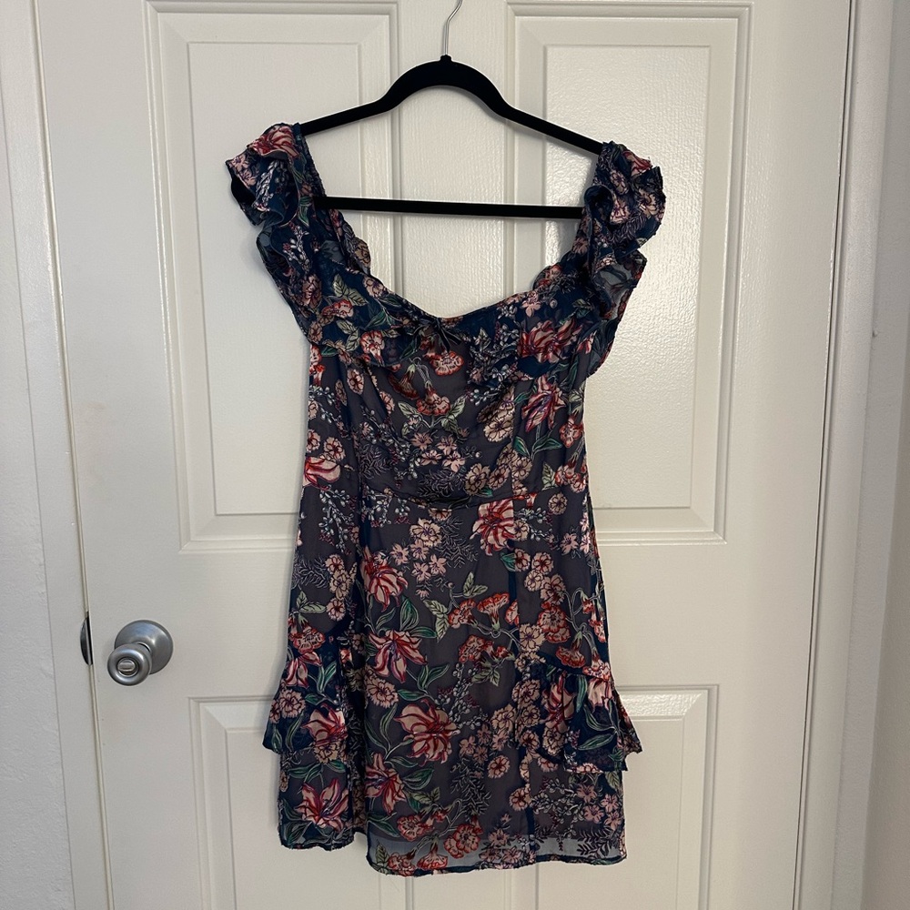 For Love of Lemons, mini off shoulder dress